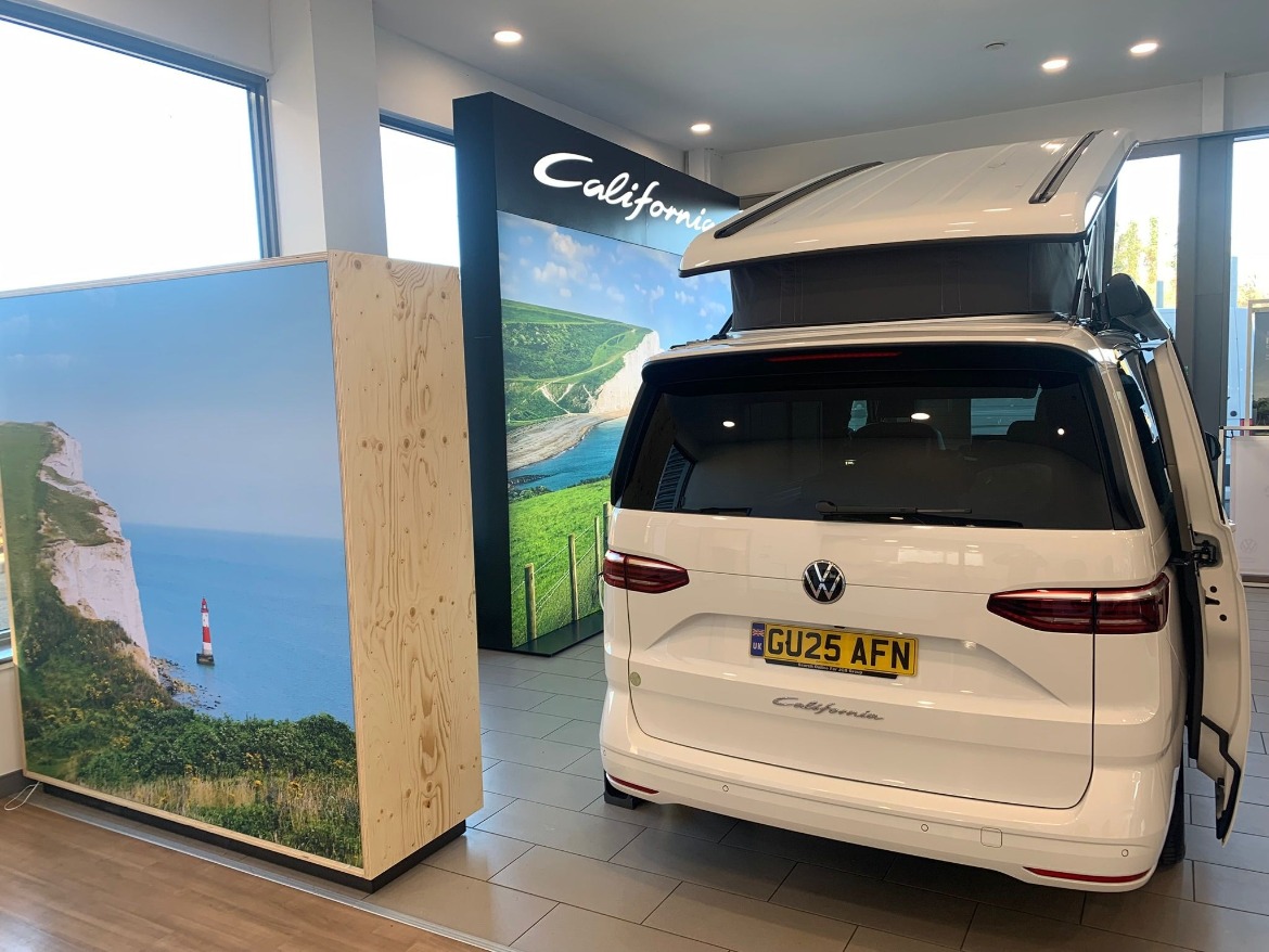 California in our showroom